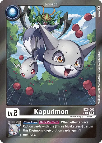 Digimon TCG Card EX7-005_P1 Kapurimon