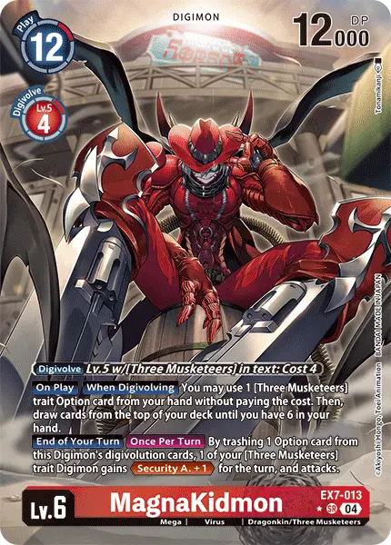 Digimon TCG Card 'EX7-013_P1' 'MagnaKidmon'