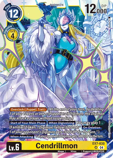 Digimon TCG Card EX7-030 Cendrillmon