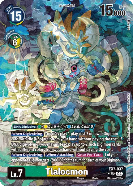 Digimon TCG Card EX7-037_P1 Tlalocmon