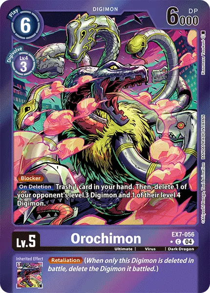 Digimon TCG Card 'EX7-056_P1' 'Orochimon'