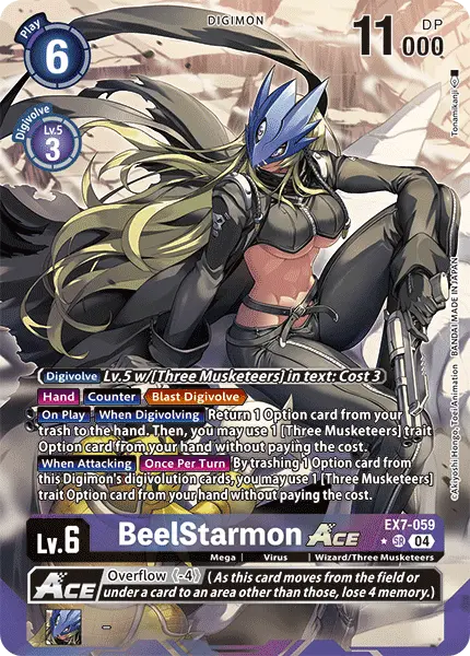 Digimon TCG Card 'EX7-059_P1' 'Beelstarmon'