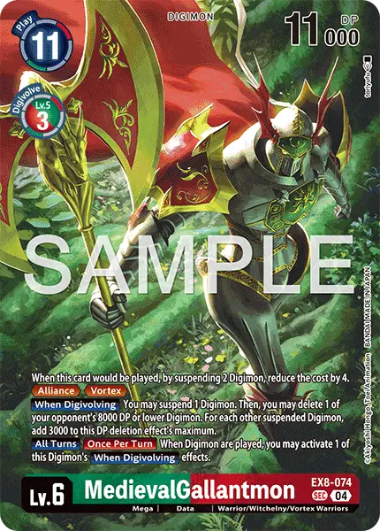 Digimon TCG Card EX8-074_P4 MedievalGallantmon