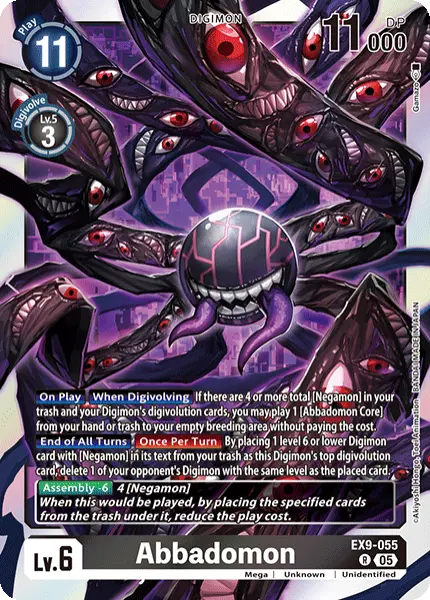 Digimon TCG Card 'EX9-055' 'Abbadomon'