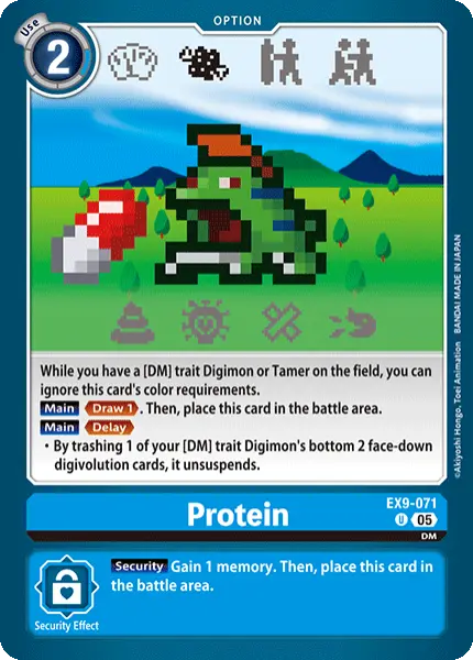 Digimon TCG Card 'EX9-071' 'Protein'