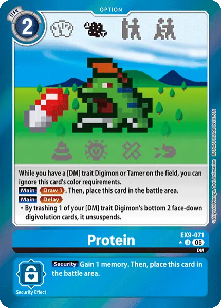 Digimon TCG Card EX9-071_P1 Protein