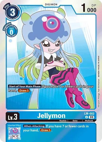 Digimon TCG Card 'LM-002' 'Jellymon'
