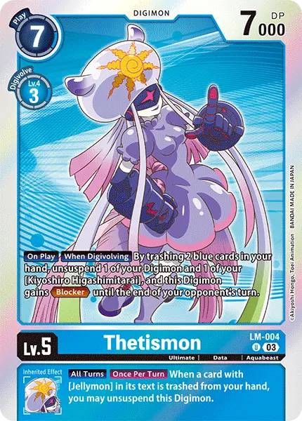 Digimon TCG Card LM-004 Thetismon