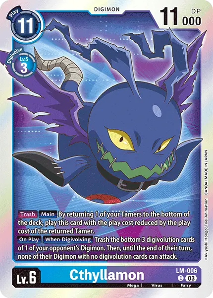 Digimon TCG Card LM-006 Cthyllamon