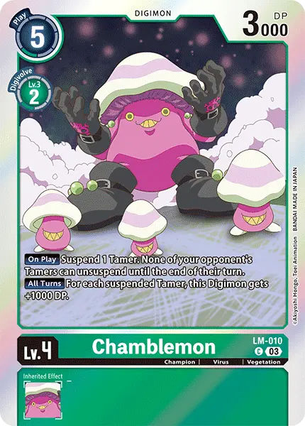 Digimon TCG Card LM-010 Chamblemon