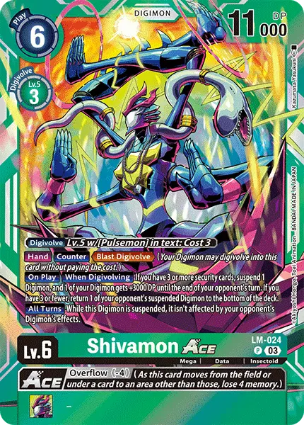 Digimon TCG Card 'LM-024' 'Shivamon'