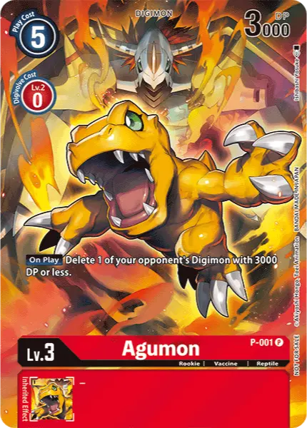 Digimon TCG Card 'P-001_P1' 'Agumon'