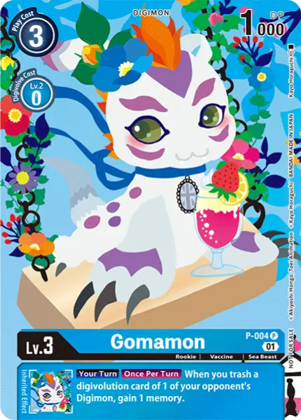 Digimon TCG Card 'P-004_P2' 'Gomamon'