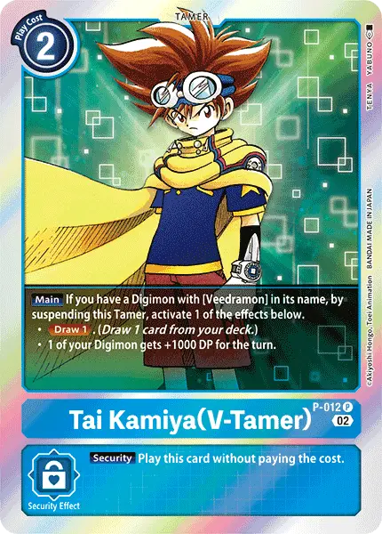 Digimon TCG Card 'P-012_P2' 'Taichi (V-Tamer)'