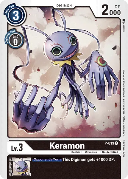 Digimon TCG Card 'P-013' 'Keramon'