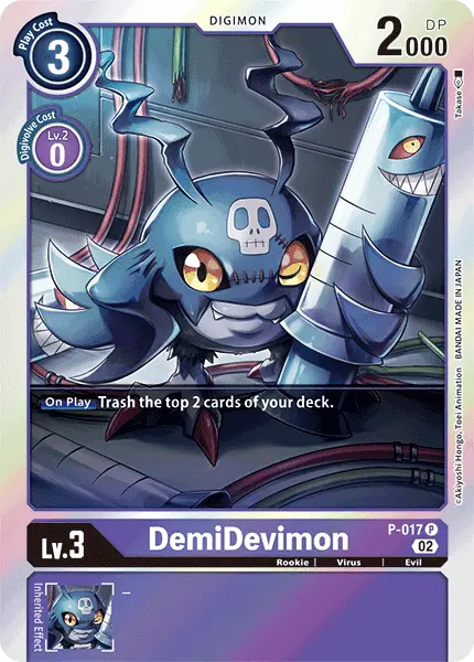 Digimon TCG Card 'P-017_P2' 'DemiDevimon'