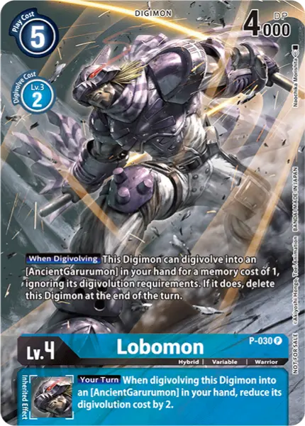 Digimon TCG Card P-030_P1 Lobomon