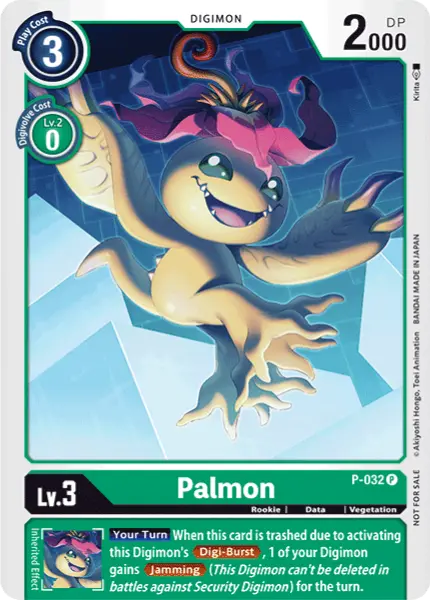 Digimon TCG Card 'P-032' 'Palmon'