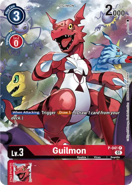 Digimon TCG Card P-041_P1 Guilmon