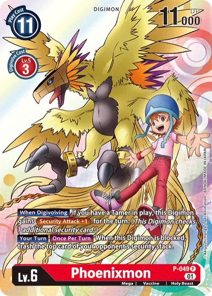 Digimon TCG Card 'P-049' 'Phoenixmon'