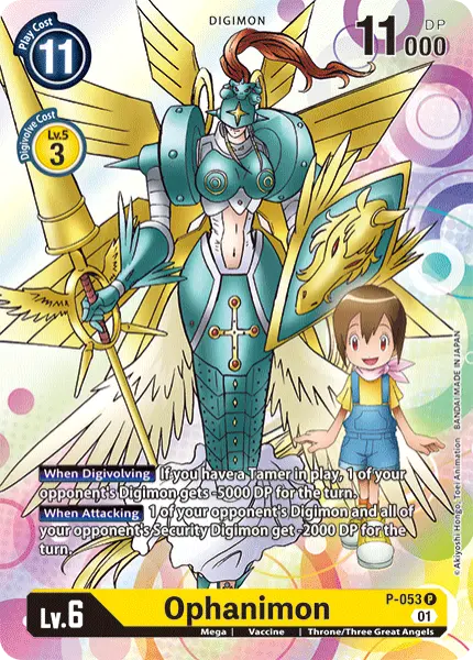 Digimon TCG Card 'P-053' 'Ophanimon'