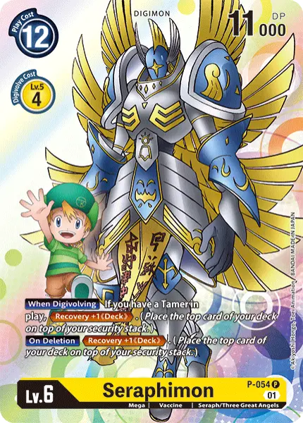 Digimon TCG Card 'P-054' 'Seraphimon'