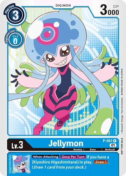 Digimon TCG Card P-061 Jellymon
