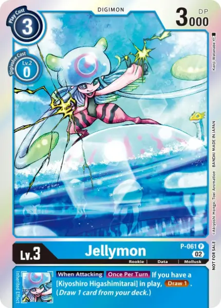 Digimon TCG Card P-061_P1 Jellymon