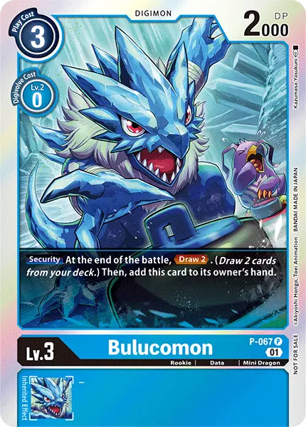 Digimon TCG Card 'P-067' 'Bulucomon'