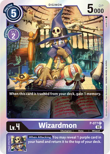 Digimon TCG Card 'P-077_P1' 'Wizardmon'