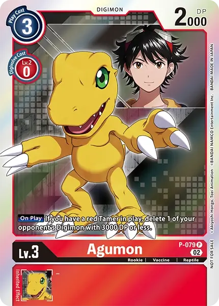 Digimon TCG Card P-079 Agumon