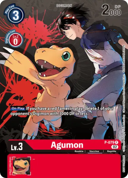 Digimon TCG Card P-079_P1 Agumon