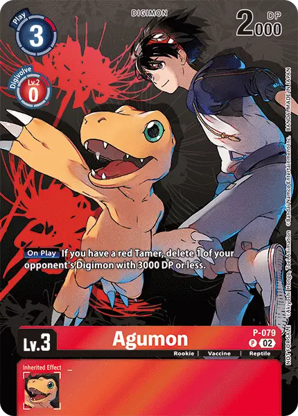 Digimon TCG Card 'P-079_P2' 'Agumon'