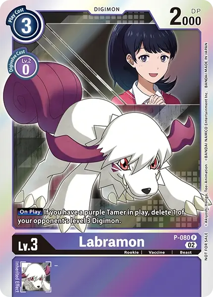 Digimon TCG Card 'P-080' 'Labramon'