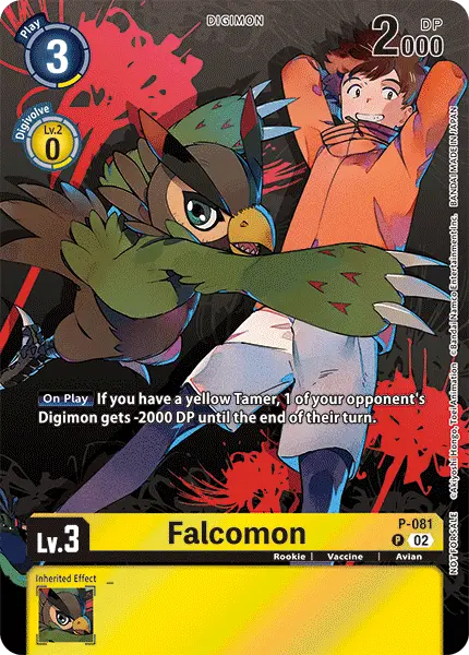 Digimon TCG Card 'P-081_P2' 'Falcomon'