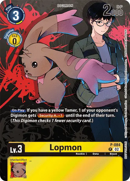 Digimon TCG Card 'P-084' 'Lopmon'