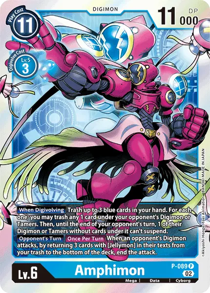 Digimon TCG Card 'P-089' 'Amphimon'