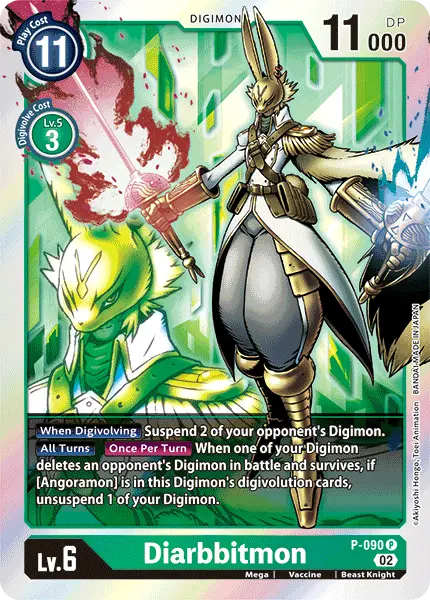 Digimon TCG Card 'P-090' 'Diarbbitmon'