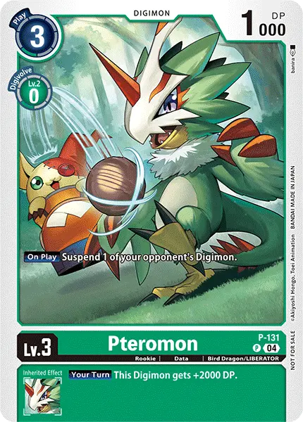 Digimon TCG Card P-131 Pteromon