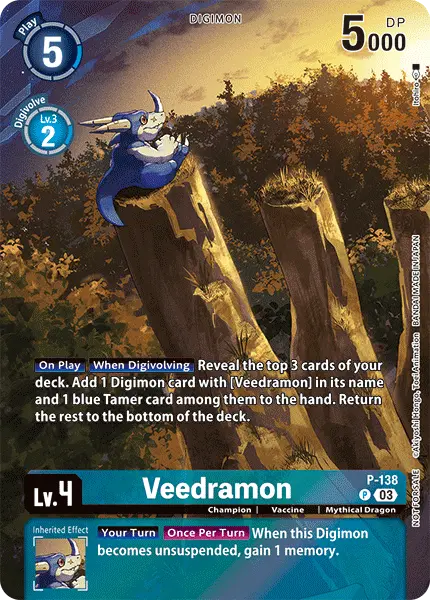 Digimon TCG Card 'P-138' 'Veedramon'