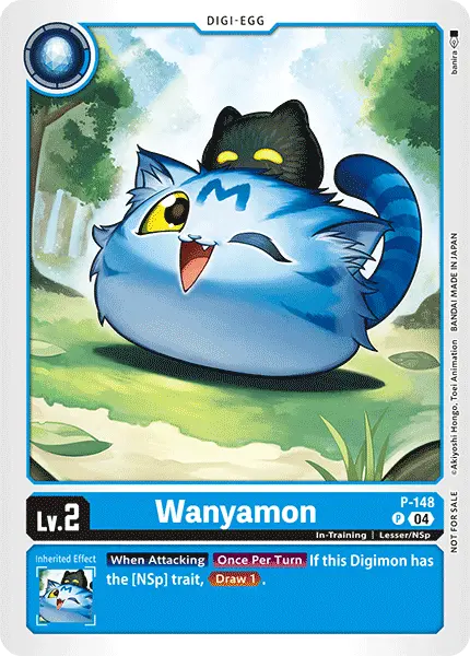 Digimon TCG Card 'P-148' 'Wanyamon'