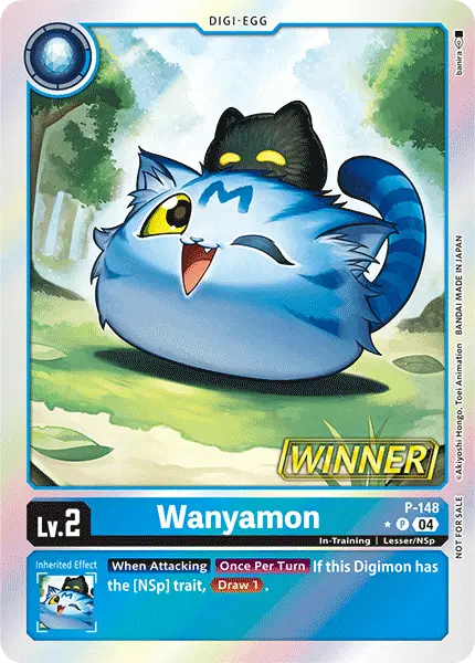 Digimon TCG Card 'P-148_P1' 'Wanyamon'