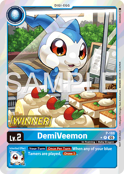 Digimon TCG Card 'P-188_P1' 'DemiVeemon'