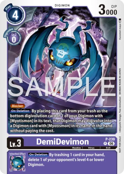 Digimon TCG Card 'P-239' 'DemiDevimon'