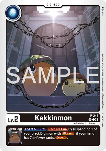 Digimon TCG Card P-245 Kakkinmon