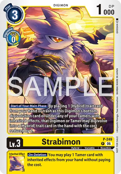 Digimon TCG Card P-249 Strabimon
