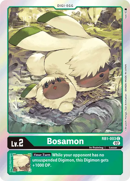 Digimon TCG Card 'RB1-003' 'Bosamon'