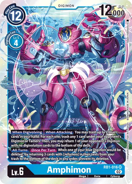 Deck Jellymon - 7th with preview of card RB1-016