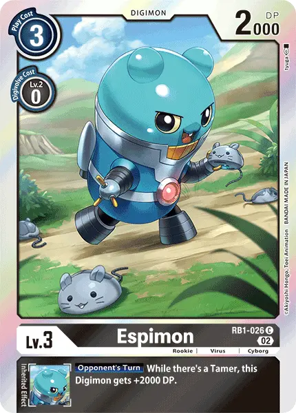 Digimon TCG Card RB1-026 Espimon