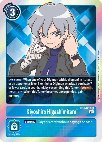 Digimon TCG Card RB1-033 Kiyoshiro Higashimitarai